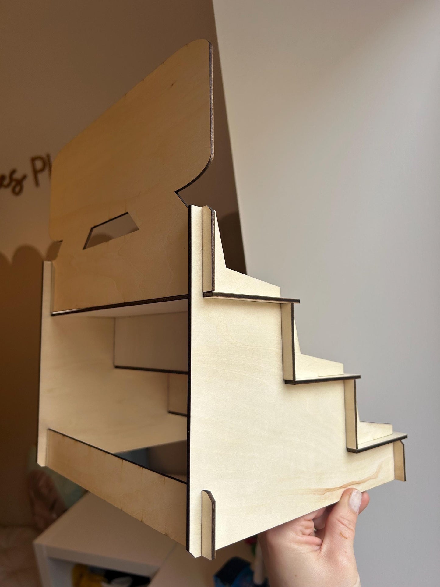 Personalised 3-Tier Tonie Storage Stand | The Grand Library of Tiny Heroes