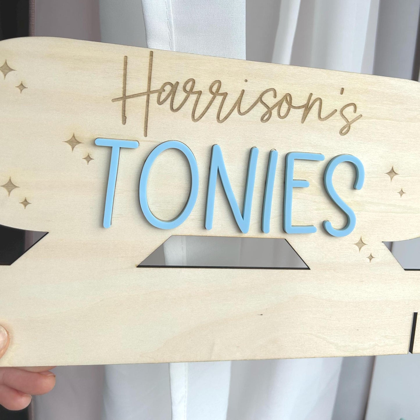 Personalised 3-Tier Tonie Storage Stand | The Grand Library of Tiny Heroes