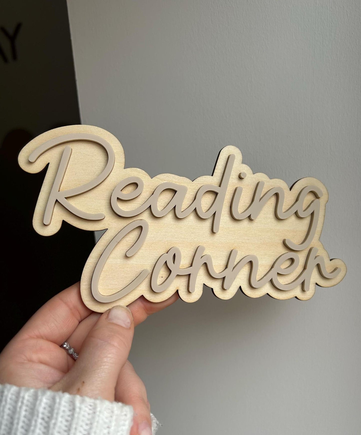 The Reading Nook Portal | Whimsical Wooden & Acrylic Reading Corner Art