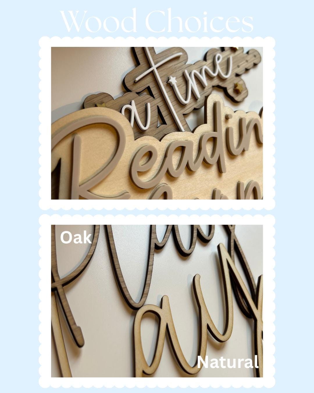 "Once Upon a Time" Wooden Wall Art – Whimsical Fairytale Decor for Nursery & Playroom