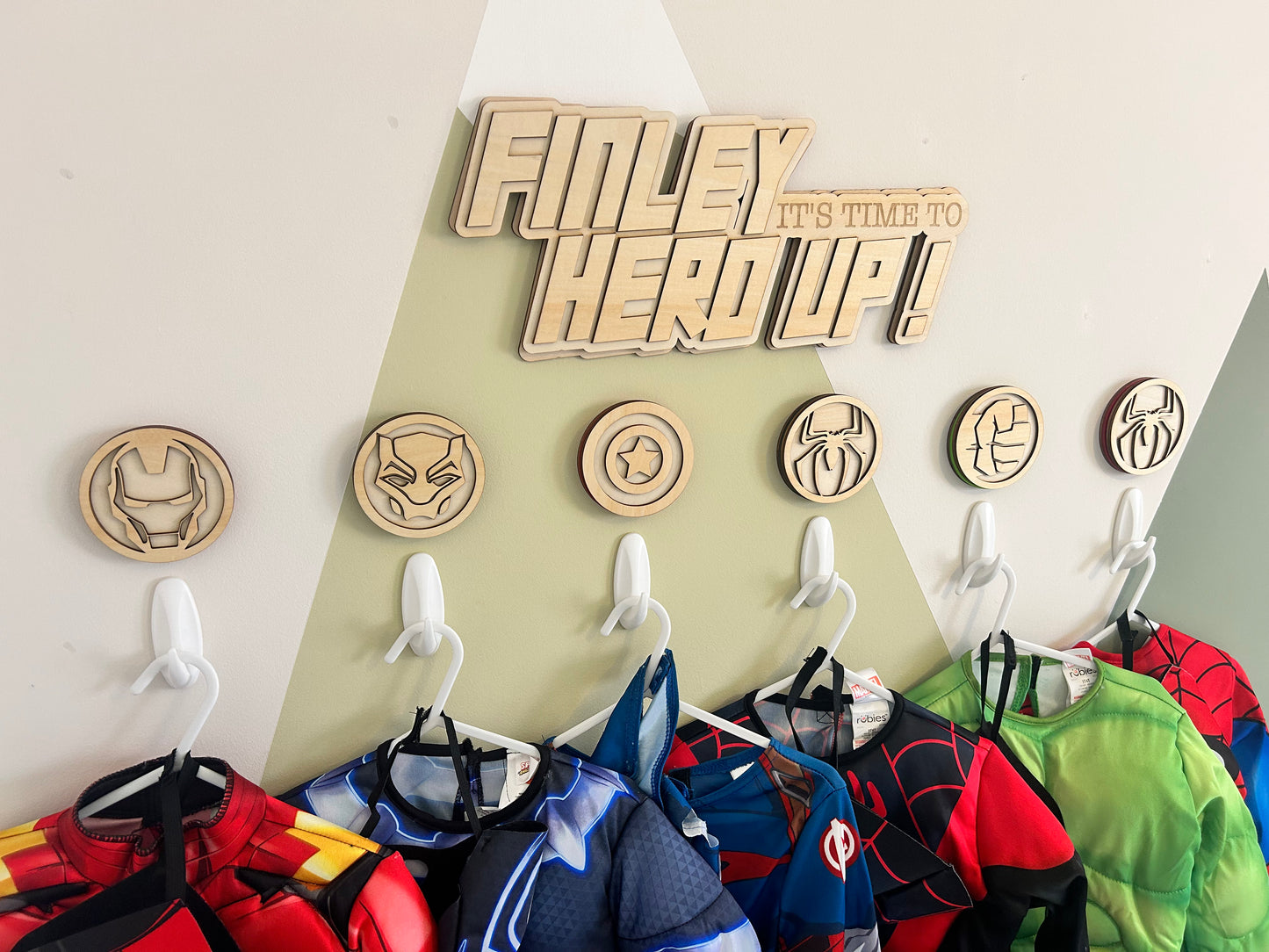 The Hero’s Gallery | Aesthetic Personalised Superhero Wooden Wall Art